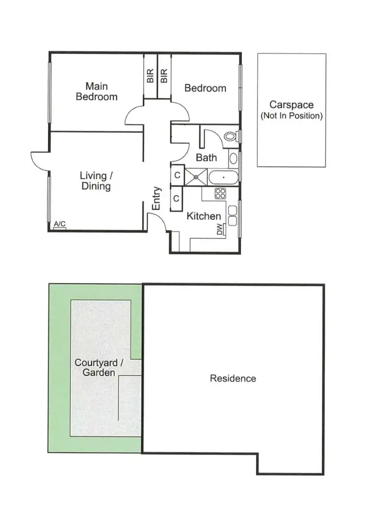 Floorplan of Homely apartment listing, 6/663 Inkerman Road, Caulfield North VIC 3161