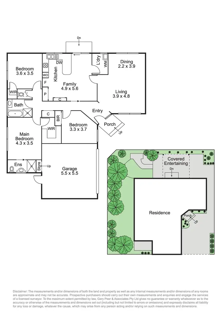 Floorplan of Homely townhouse listing, 2/24 Toward Street, Murrumbeena VIC 3163