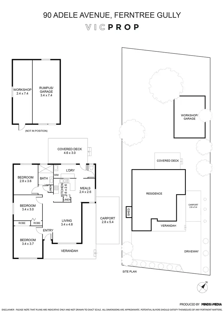 Floorplan of Homely house listing, 90 Adele Avenue, Ferntree Gully VIC 3156