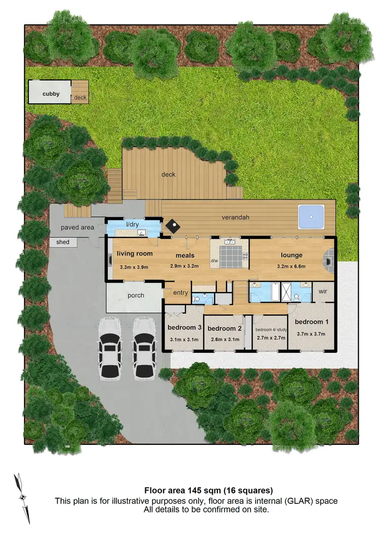 Floorplan of Homely house listing, 32 Ternes Road, Upwey VIC 3158