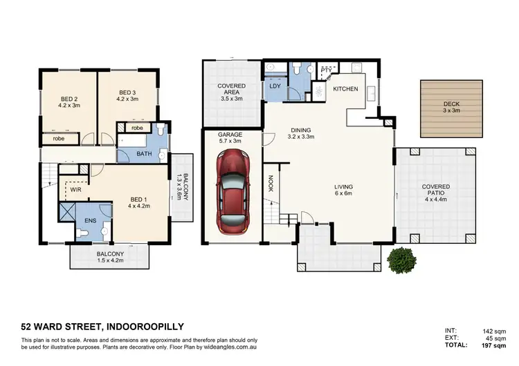 Floorplan of Homely house listing, 52 Ward Street, Indooroopilly QLD 4068