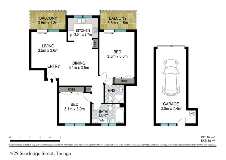 Floorplan of Homely unit listing, 4/29 Sundridge Street, Taringa QLD 4068