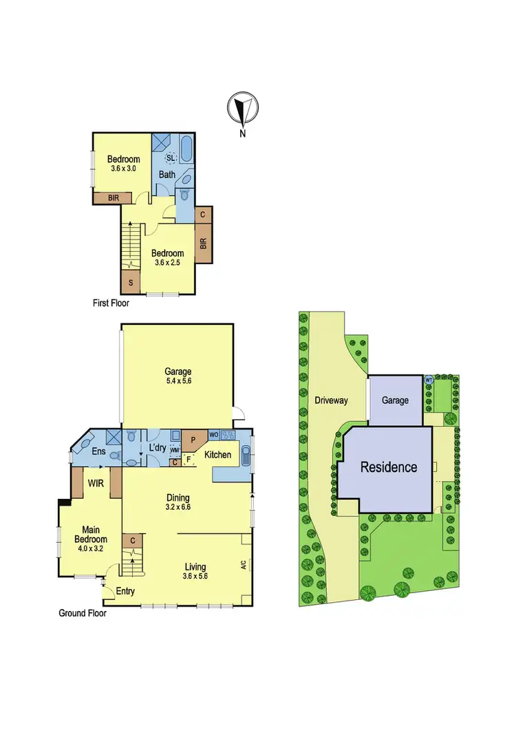 Floorplan of Homely unit listing, 1/200 Main Road, Lower Plenty VIC 3093