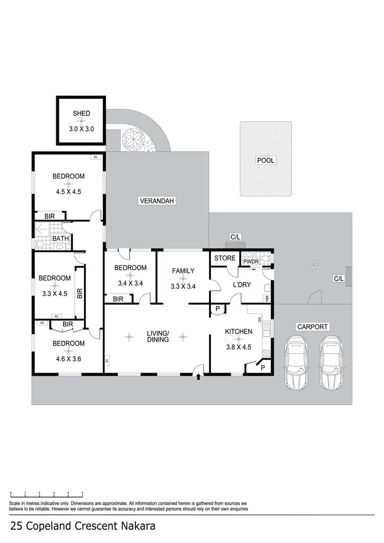 Floorplan of Homely house listing, 25 Copeland Crescent, Nakara NT 810