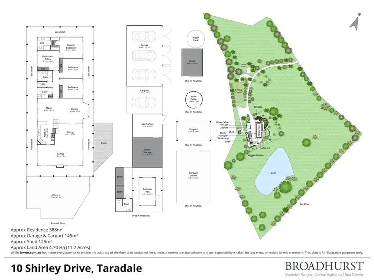 Floorplan of Homely house listing, 10 Shirley Drive, Taradale VIC 3447