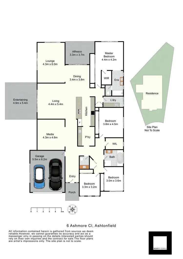 Floorplan of Homely house listing, 6 Ashmore Close, Ashtonfield NSW 2323