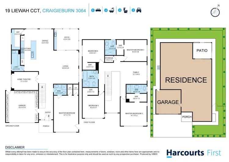 Floorplan of Homely house listing, 19 Liewah Circuit, Craigieburn VIC 3064