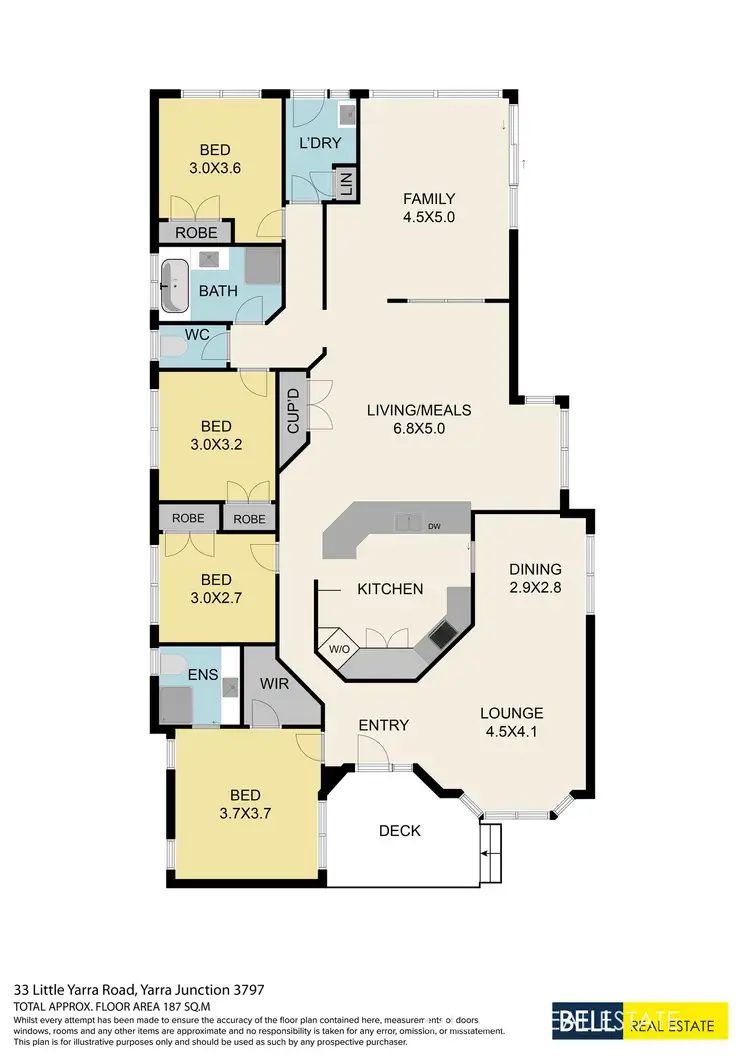 Floorplan of Homely house listing, 33 Little Yarra Road, Yarra Junction VIC 3797