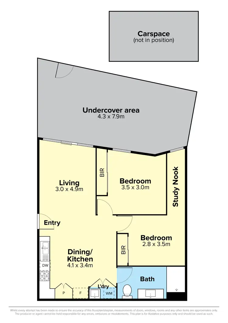 Floorplan of Homely apartment listing, G06/699a Barkly Street, West Footscray VIC 3012