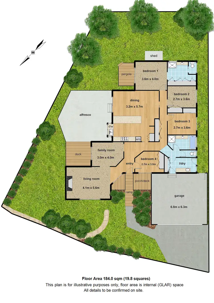 Floorplan of Homely house listing, 43 St Boswells Avenue, Berwick VIC 3806