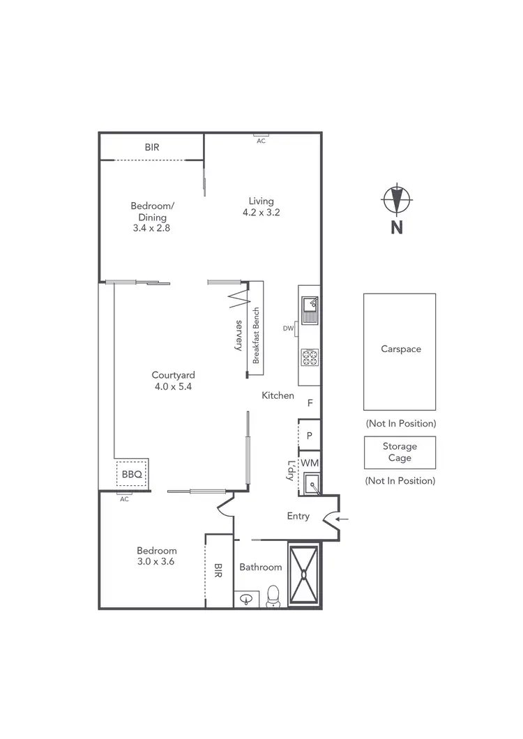 Floorplan of Homely apartment listing, 109/111 Inkerman Street, St Kilda VIC 3182