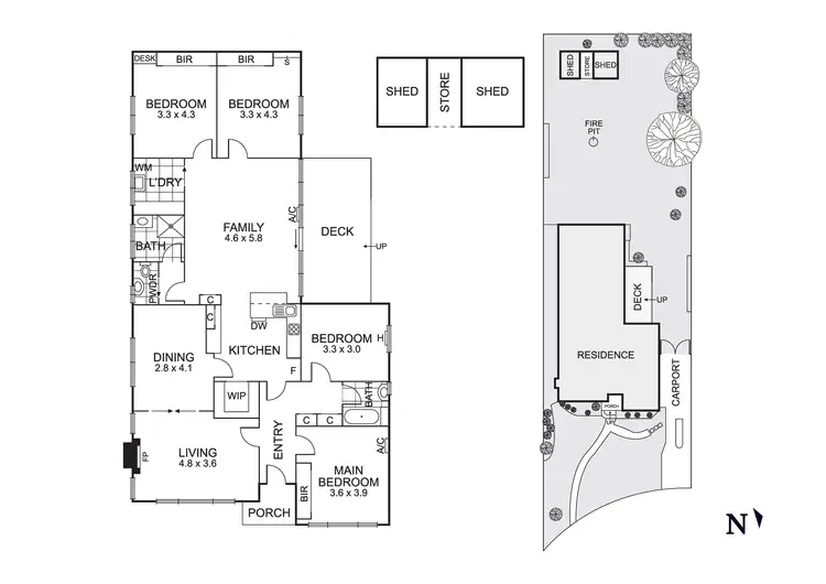 Floorplan of Homely house listing, 5 Coleman Court, Cheltenham VIC 3192