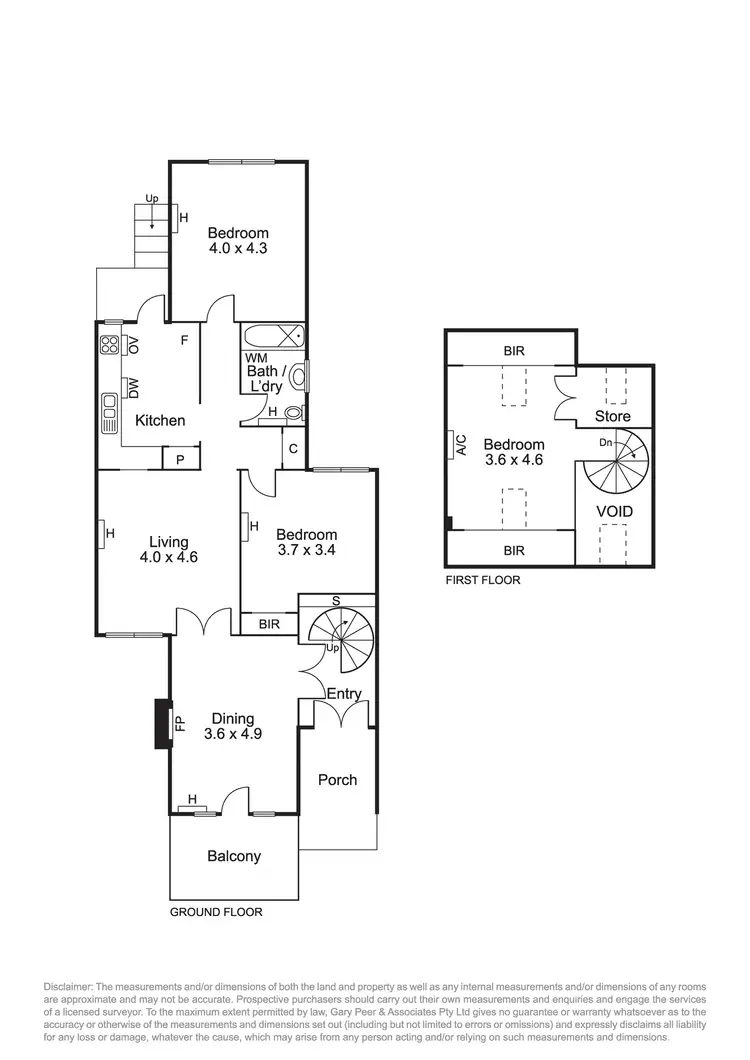 Floorplan of Homely apartment listing, 2/51 Robe Street, St Kilda VIC 3182