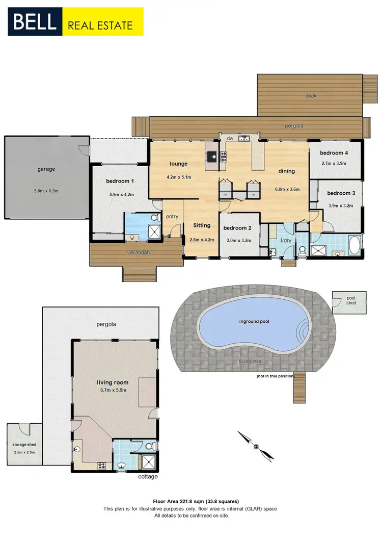 Floorplan of Homely house listing, 7 William Road, The Patch VIC 3792