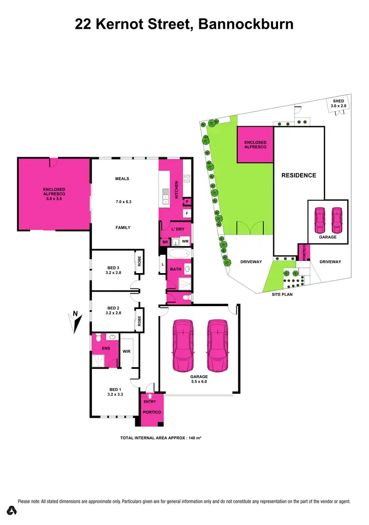 Floorplan of Homely house listing, 22 Kernot Street, Bannockburn VIC 3331