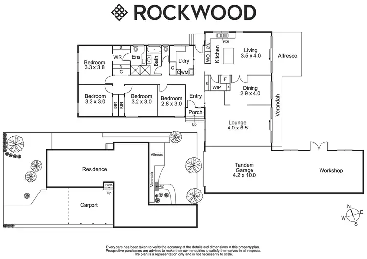Floorplan of Homely house listing, 44 Long Street, Langwarrin VIC 3910