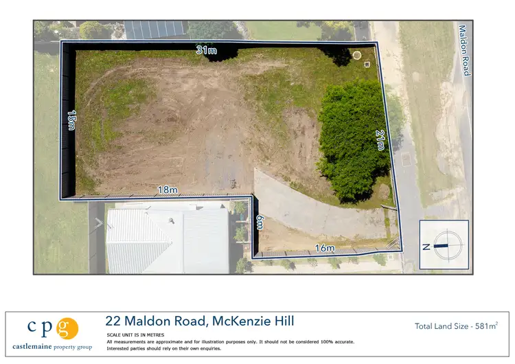 Floorplan of Homely land listing, 22 Maldon Road, Mckenzie Hill VIC 3451
