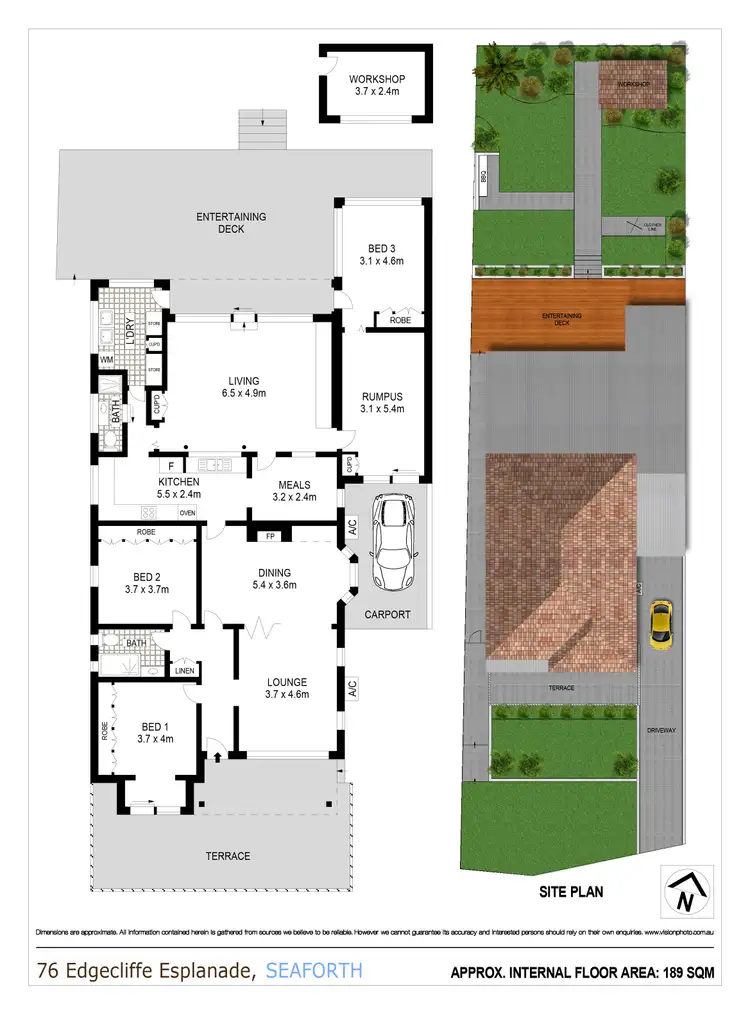 Floorplan of Homely house listing, 76 Edgecliffe Esplanade, Seaforth NSW 2092