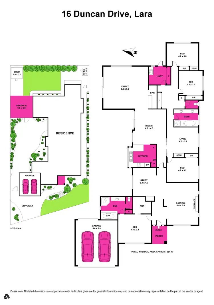 Floorplan of Homely house listing, 16 Duncan Drive, Lara VIC 3212
