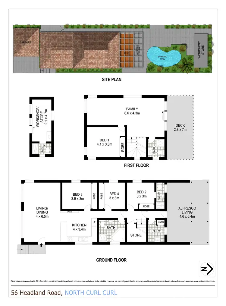 Floorplan of Homely house listing, 56 Headland Road, North Curl Curl NSW 2099