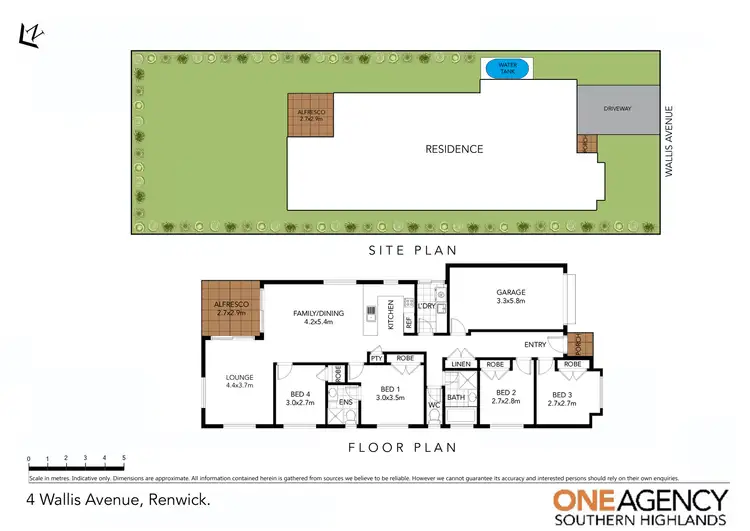 Floorplan of Homely house listing, 4 Wallis Avenue, Renwick NSW 2575