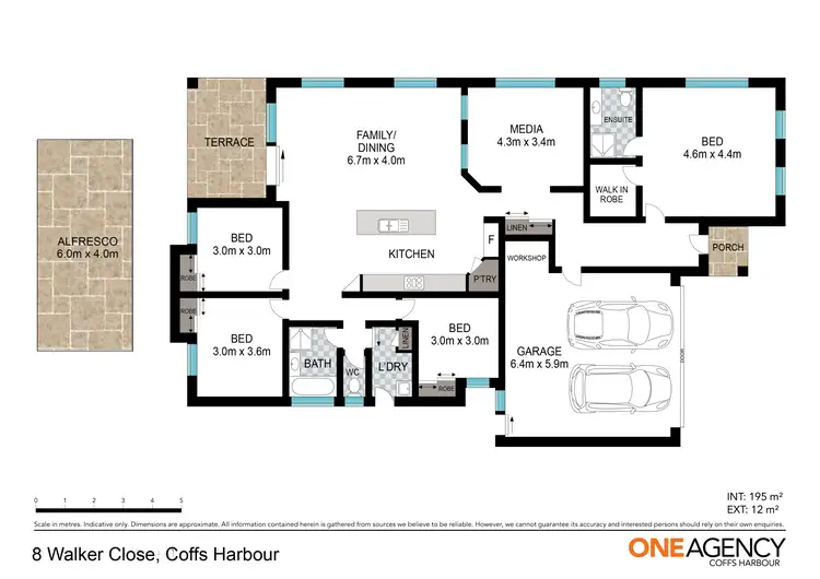 Floorplan of Homely house listing, 8 Walker Close, Coffs Harbour NSW 2450