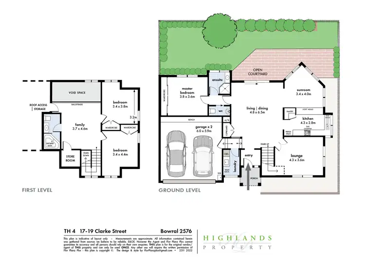 Floorplan of Homely townhouse listing, 4/17-19 Clarke Street, Bowral NSW 2576