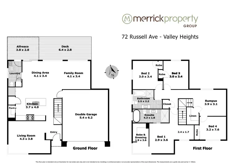 Floorplan of Homely house listing, 72 Russell Avenue, Valley Heights NSW 2777