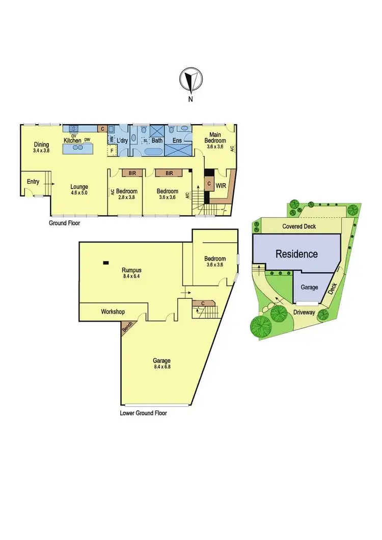 Floorplan of Homely house listing, 1/6 Maskell Crescent, Lower Plenty VIC 3093