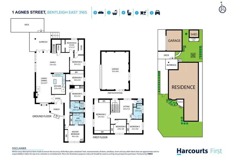 Floorplan of Homely house listing, 1 Agnes Street, Bentleigh East VIC 3165