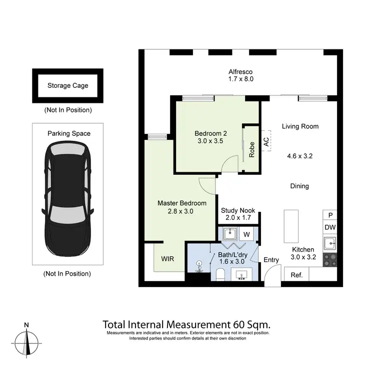 Floorplan of Homely apartment listing, 4/26 Beaurepaire Parade, Footscray VIC 3011