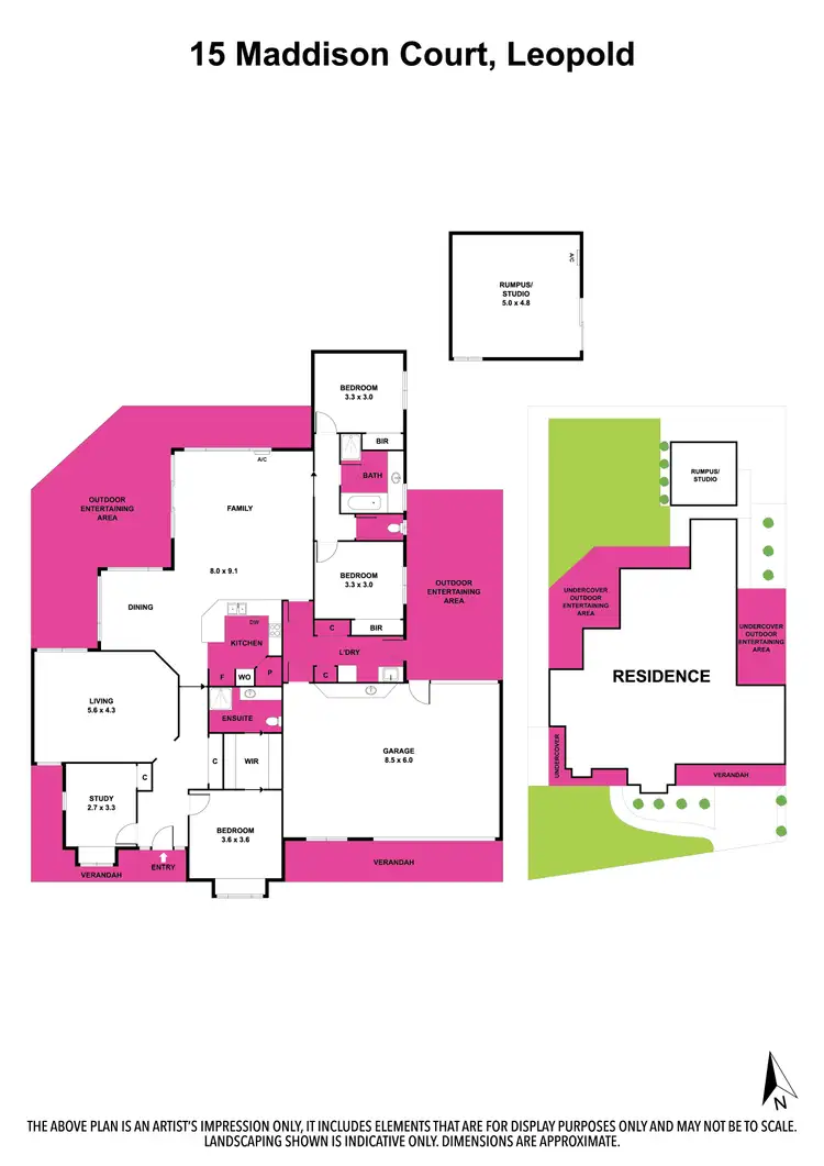 Floorplan of Homely house listing, 15 Maddison Court, Leopold VIC 3224