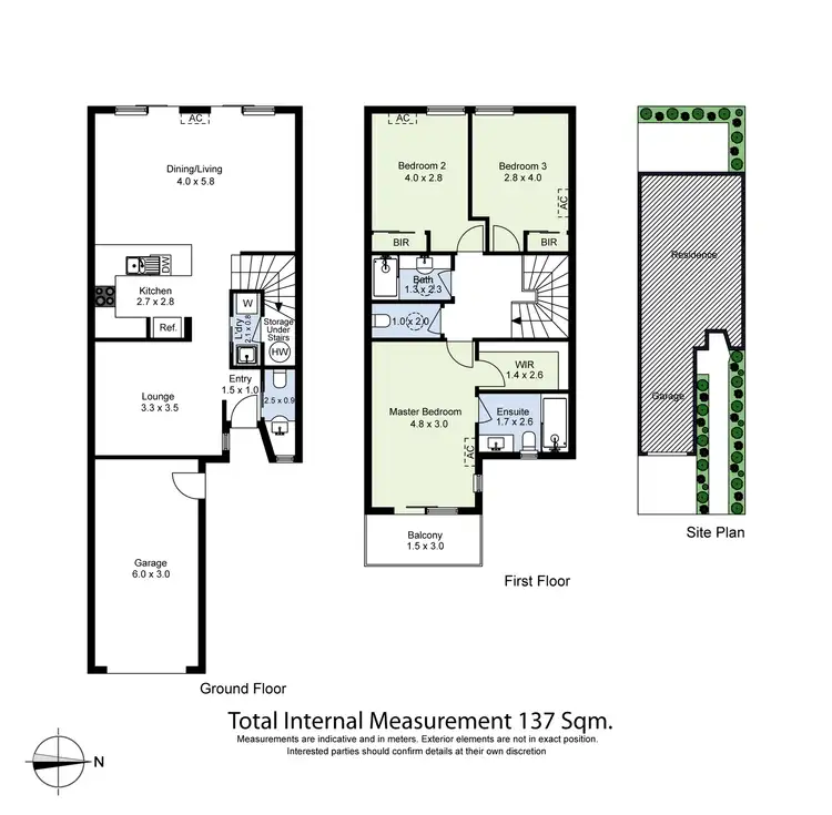 Floorplan of Homely townhouse listing, 8/26 Park Street, Footscray VIC 3011