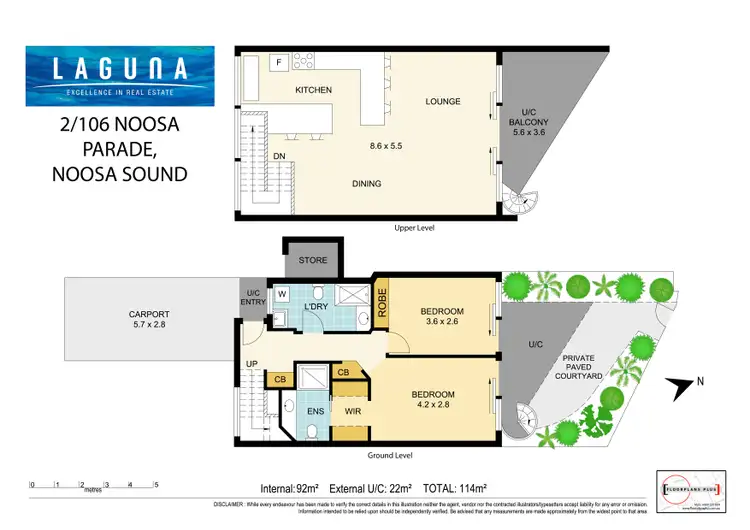 Floorplan of Homely unit listing, 2/106 Noosa Parade, Noosaville QLD 4566