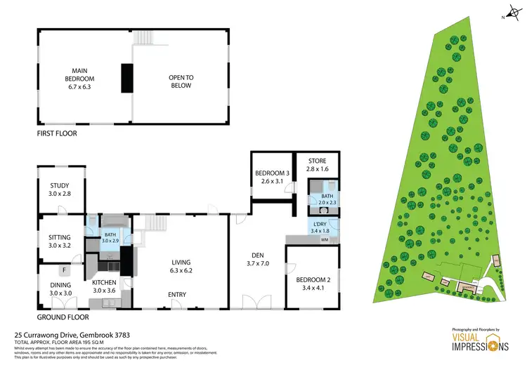 Floorplan of Homely house listing, 25 Currawong Drive, Gembrook VIC 3783