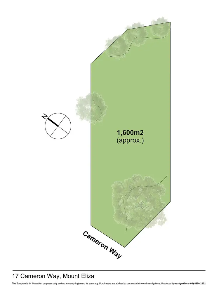 Floorplan of Homely land listing, 17 Cameron Way, Mount Eliza VIC 3930