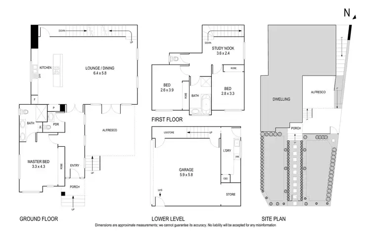 Floorplan of Homely house listing, 59 Rose Avenue, Templestowe Lower VIC 3107