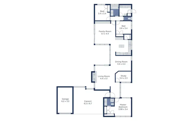 Floorplan of Homely house listing, 85 Mowbray Drive, Wantirna South VIC 3152