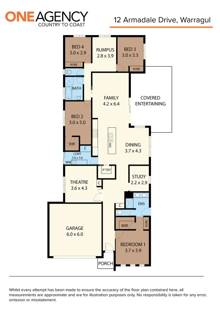 Floorplan of Homely house listing, 12 Armadale Drive, Warragul VIC 3820