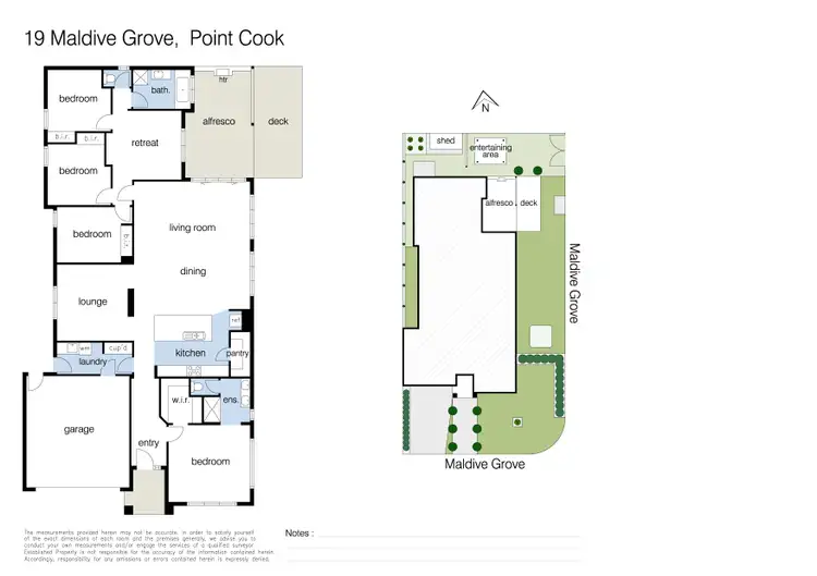 Floorplan of Homely house listing, 19 Maldive Grove, Point Cook VIC 3030