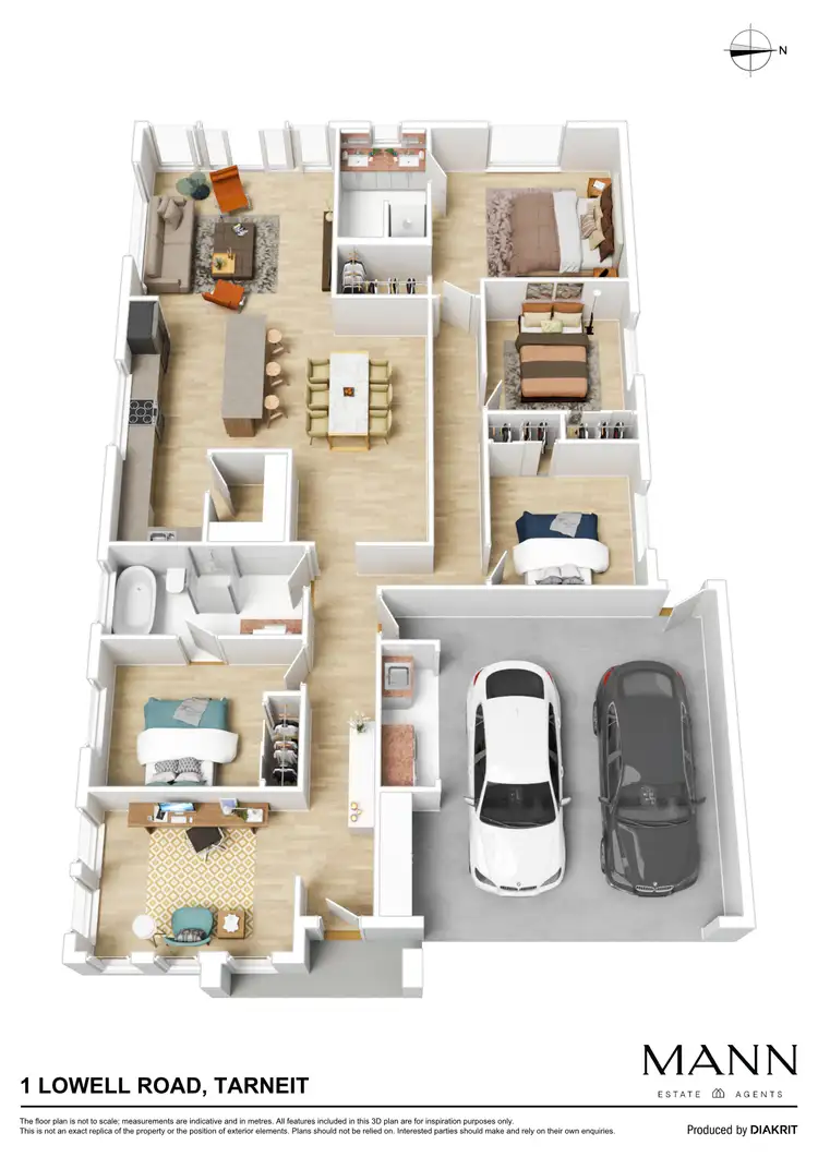 Floorplan of Homely house listing, 1 Lowell Road, Tarneit VIC 3029