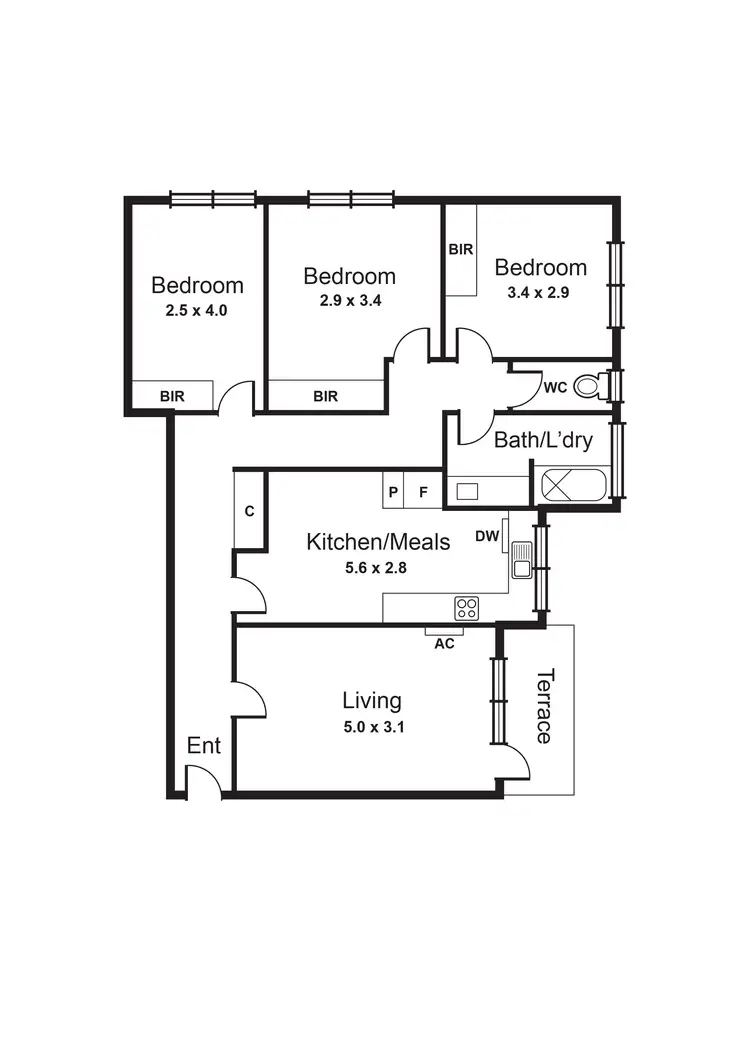 Floorplan of Homely apartment listing, 4/22 Margaret Street, Carnegie VIC 3163