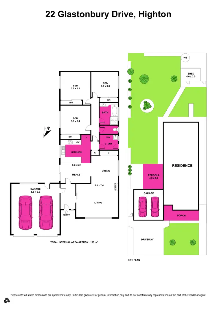 Floorplan of Homely house listing, 22 Glastonbury Drive, Highton VIC 3216