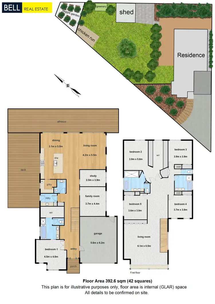 Floorplan of Homely house listing, 1 Patricia Avenue, Montrose VIC 3765