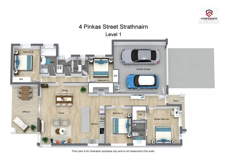 Floorplan of Homely house listing, 4 Pinkas Street, Strathnairn ACT 2615