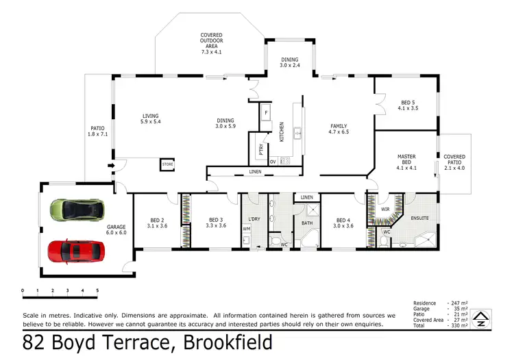Floorplan of Homely house listing, 82 Boyd Terrace, Brookfield QLD 4069
