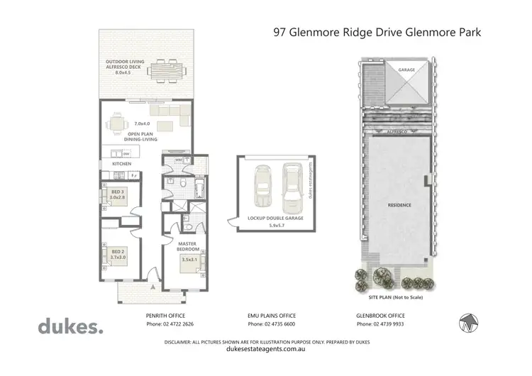 Floorplan of Homely house listing, 97 Glenmore Ridge Drive, Glenmore Park NSW 2745