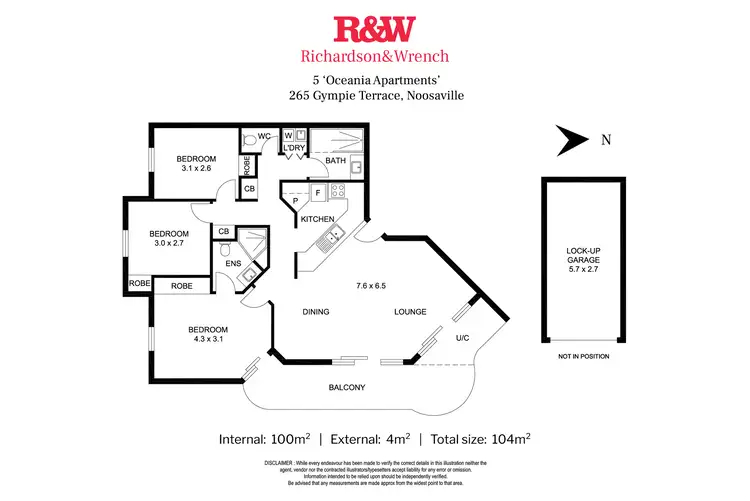 Floorplan of Homely apartment listing, 5/265 Gympie Terrace, Noosaville QLD 4566