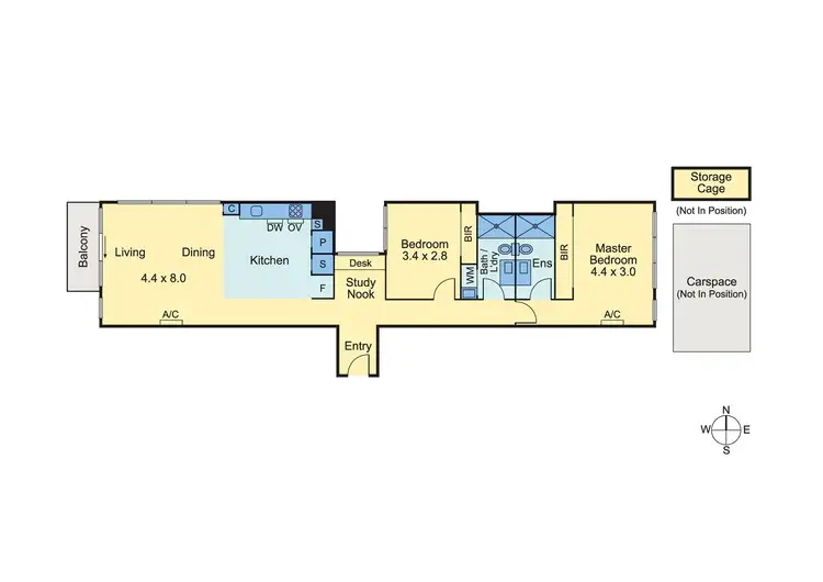 Floorplan of Homely apartment listing, 105/828 Burke Road, Camberwell VIC 3124