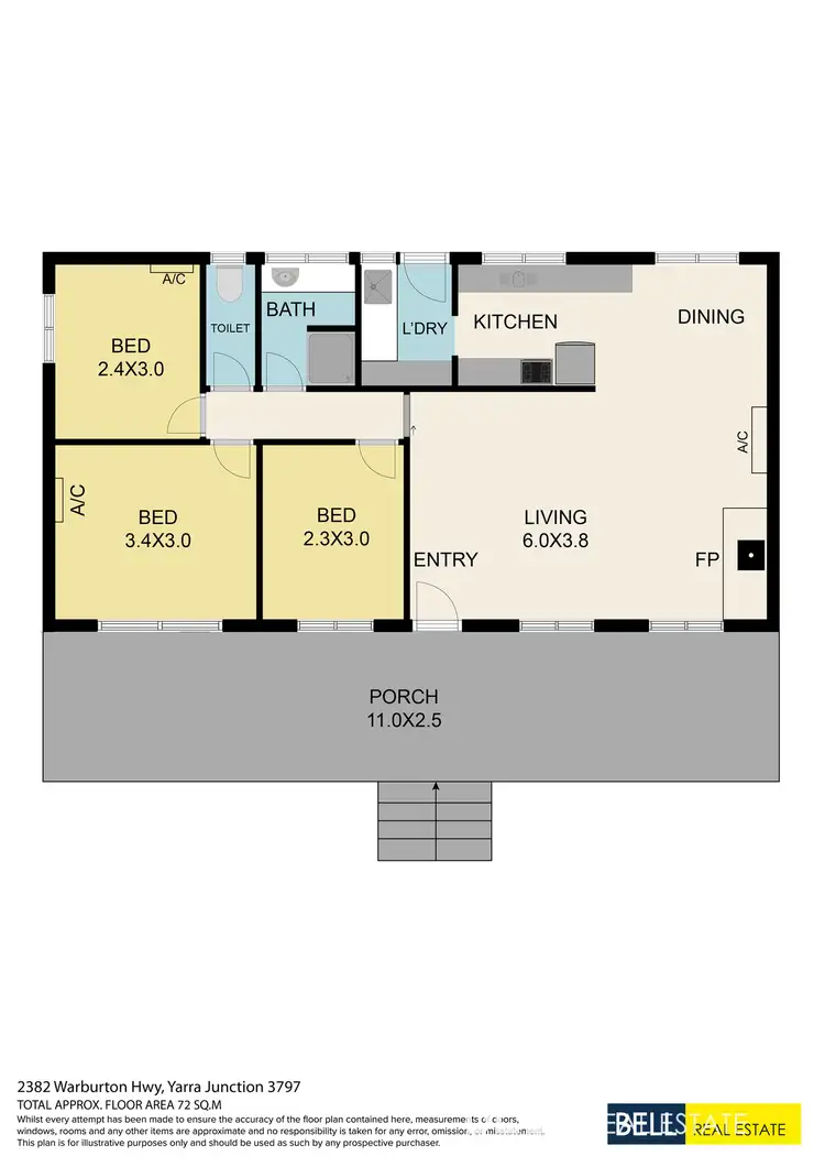 Floorplan of Homely house listing, 2382 Warburton Highway, Yarra Junction VIC 3797